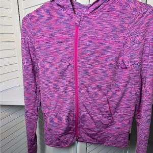 Pink and Purple Zip-Up Hoodie